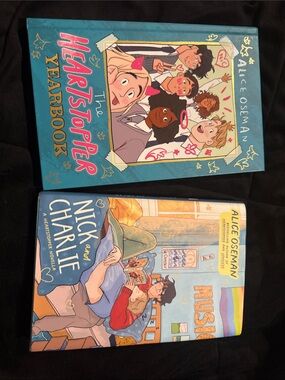 The Heartstopper Yearbook and Nick and Charlie novel Hardcover - by Alice Oseman